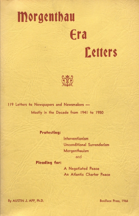 Book Cover of MORGENTHAU ERA LETTERS