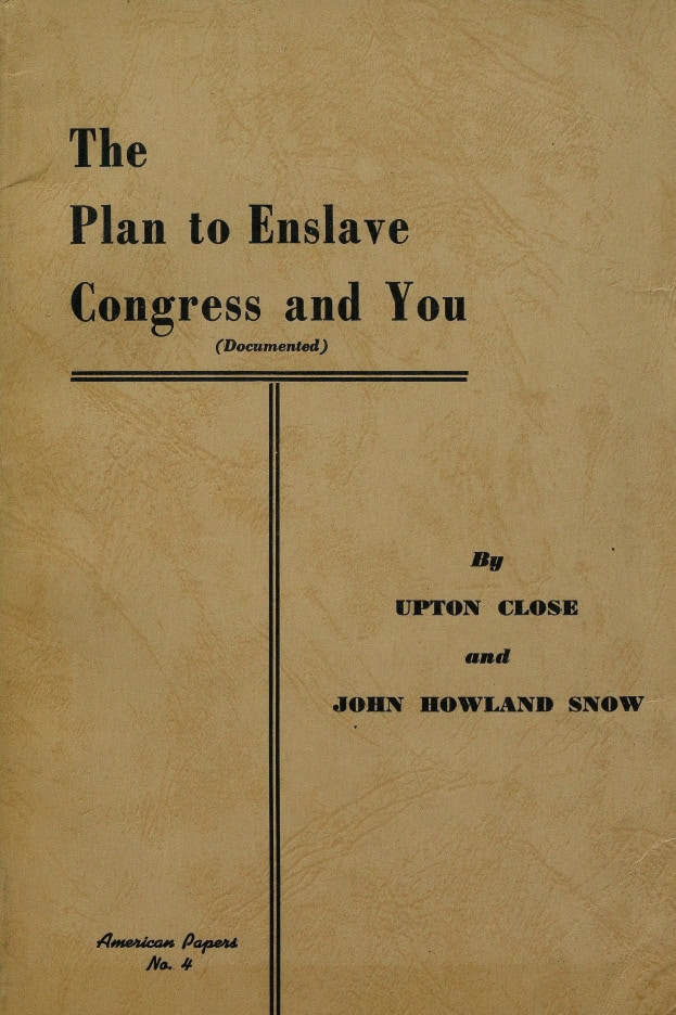 Book Cover of THE PLAN TO ENSLAVE CONGRESS AND YOU