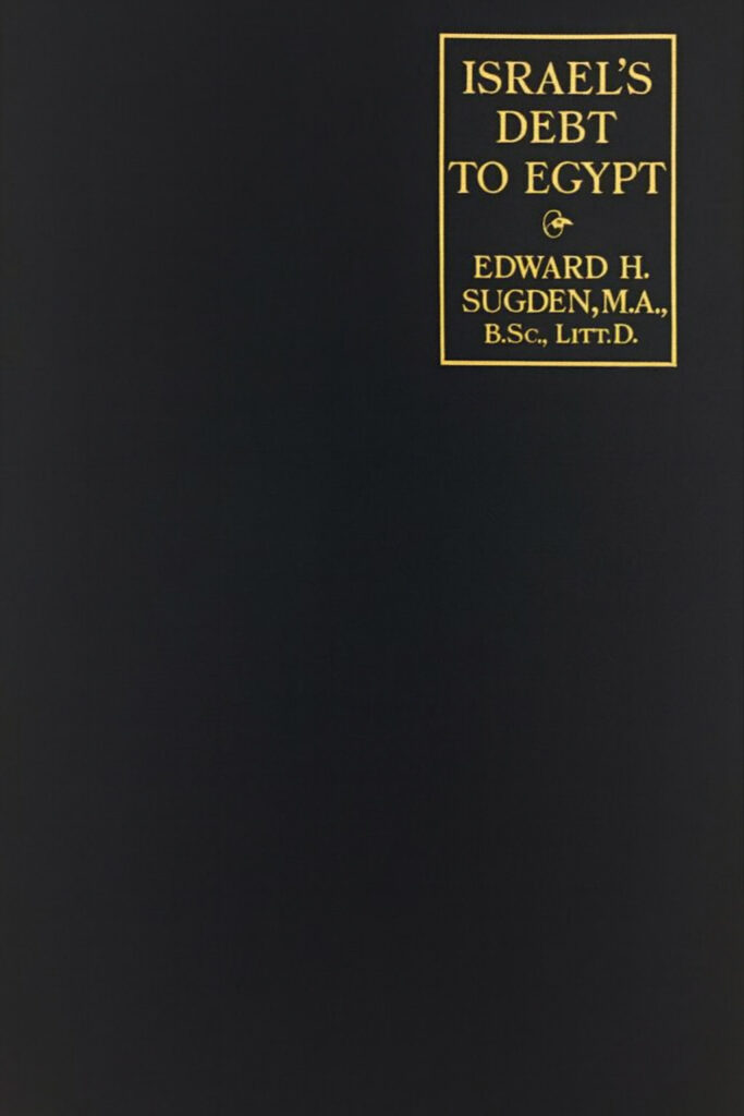 Book Cover of ISRAEL’S DEBT TO EGYPT