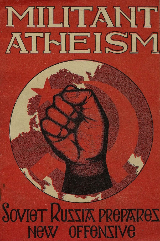 Book Cover of MILITANT ATHEISM : SOVIET RUSSIA PREPARES NEW OFFENSIVE