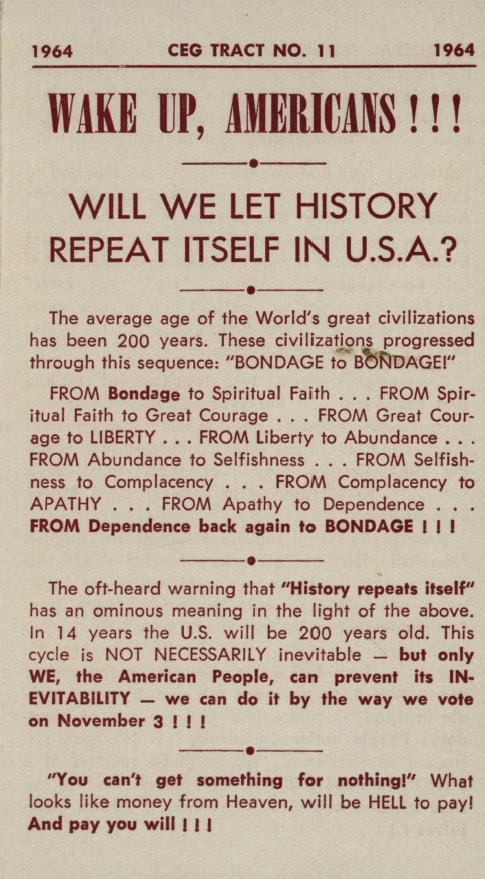 Book Cover of WAKE UP, AMERICANS!!! WILL WE LET HISTORY REPEAT ITSELF IN U.S.A.?