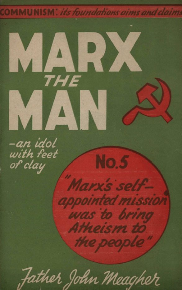 Book Cover of MARX THE MAN : AN IDOL WITH FEET OF CLAY