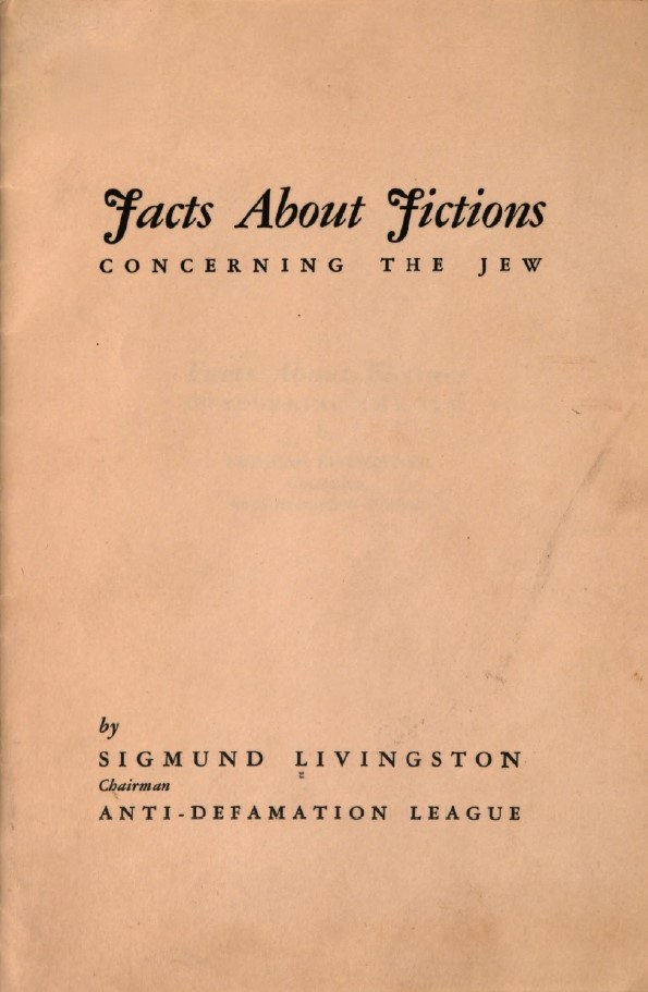 Book Cover of FACTS ABOUT FICTIONS CONCERNING THE JEW