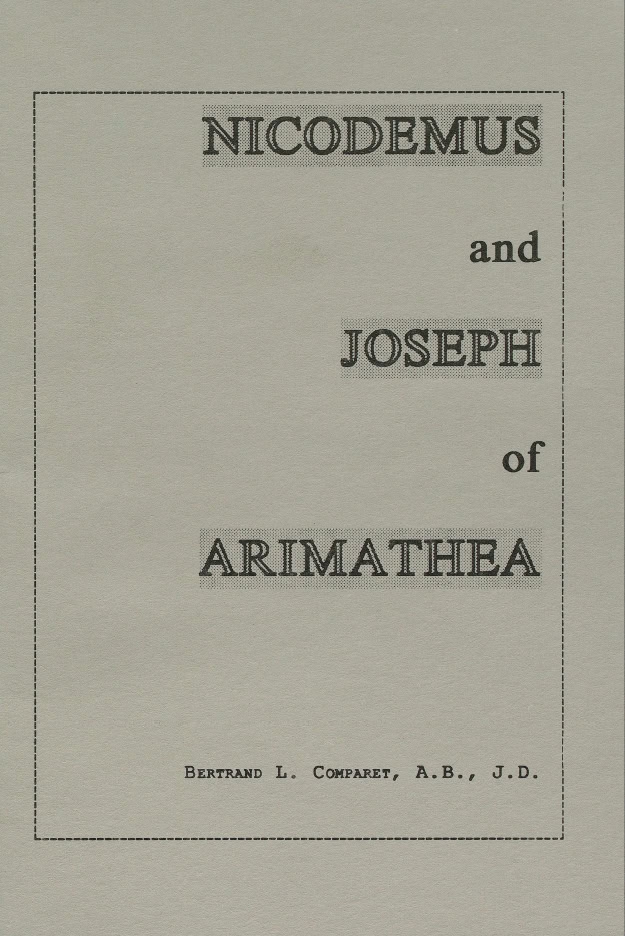 Book Cover of NICODEMUS AND JOSEPH OF ARIMATHEA