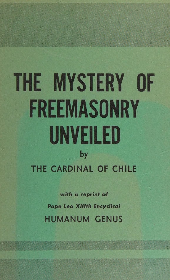 Book Cover of THE MYSTERY OF FREEMASONRY UNVEILED