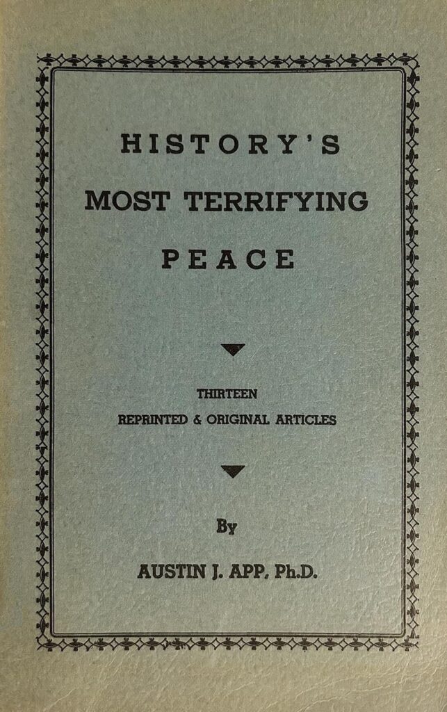 Book Cover of HISTORY’S MOST TERRIFYING PEACE: THIRTEEN REPRINTED AND ORIGINAL ARTICLES