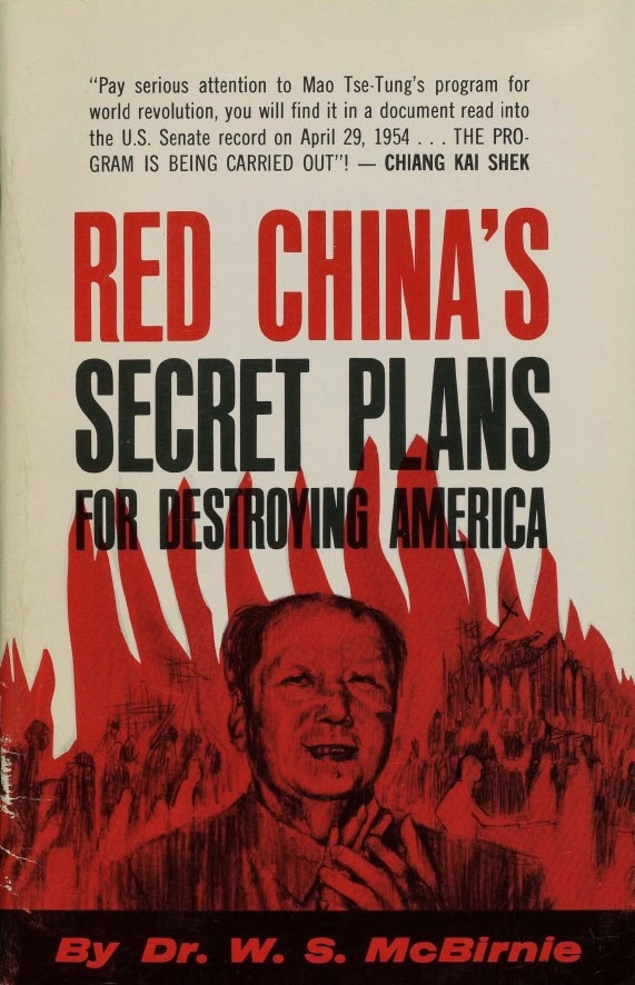 Book Cover of RED CHINA’S SECRET PLANS FOR DESTROYING AMERICA