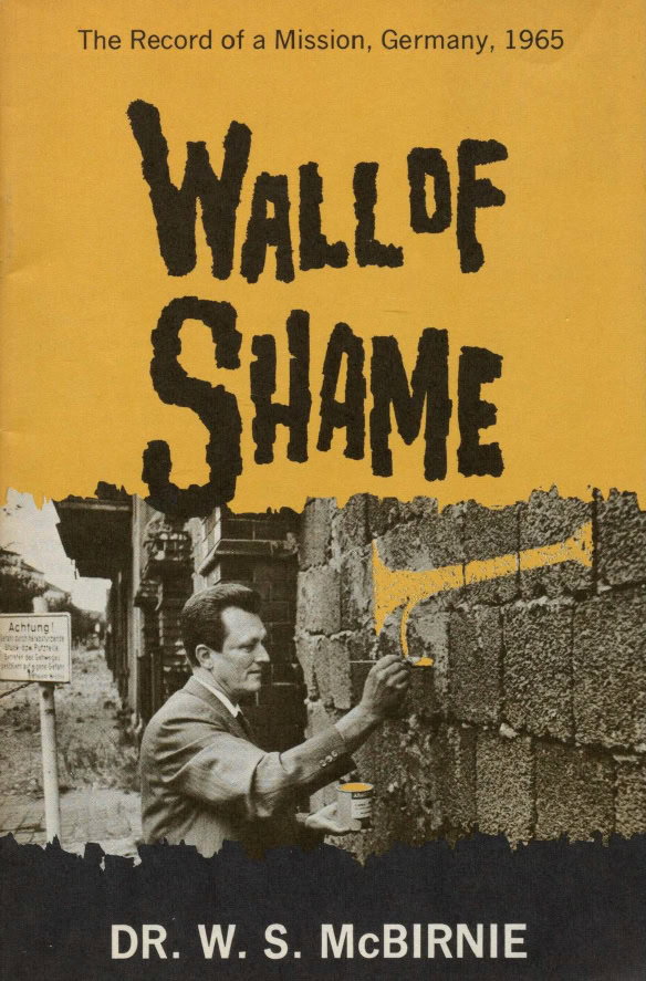 Book Cover of WALL OF SHAME: THE RECORD OF A MISSION, GERMANY, 1965