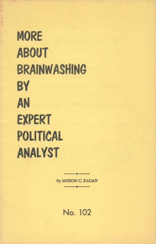 Book Cover of MORE ABOUT BRAINWASHING BY AN EXPERT POLITICAL ANALYST