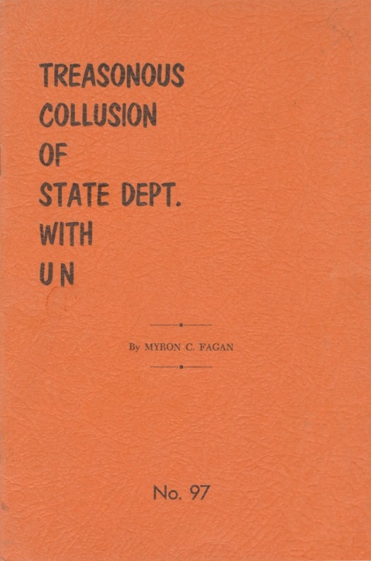 Book Cover of TREASONOUS COLLUSION OF STATE DEPT. WITH U.N.