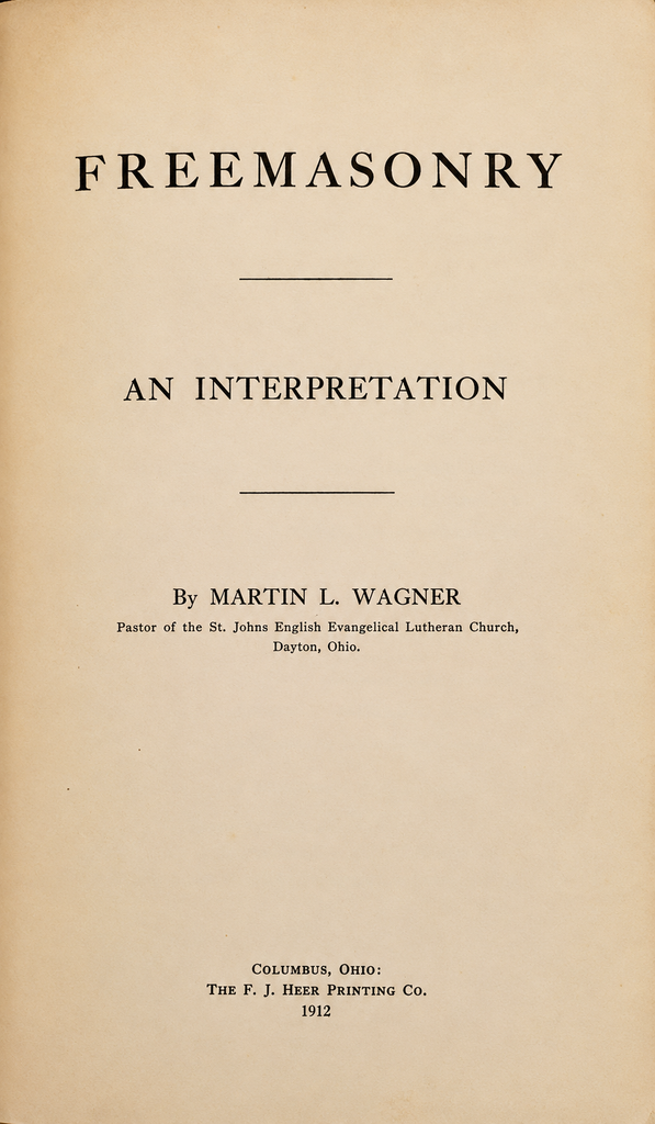 Book Cover of FREEMASONRY: AN INTERPRETATION
