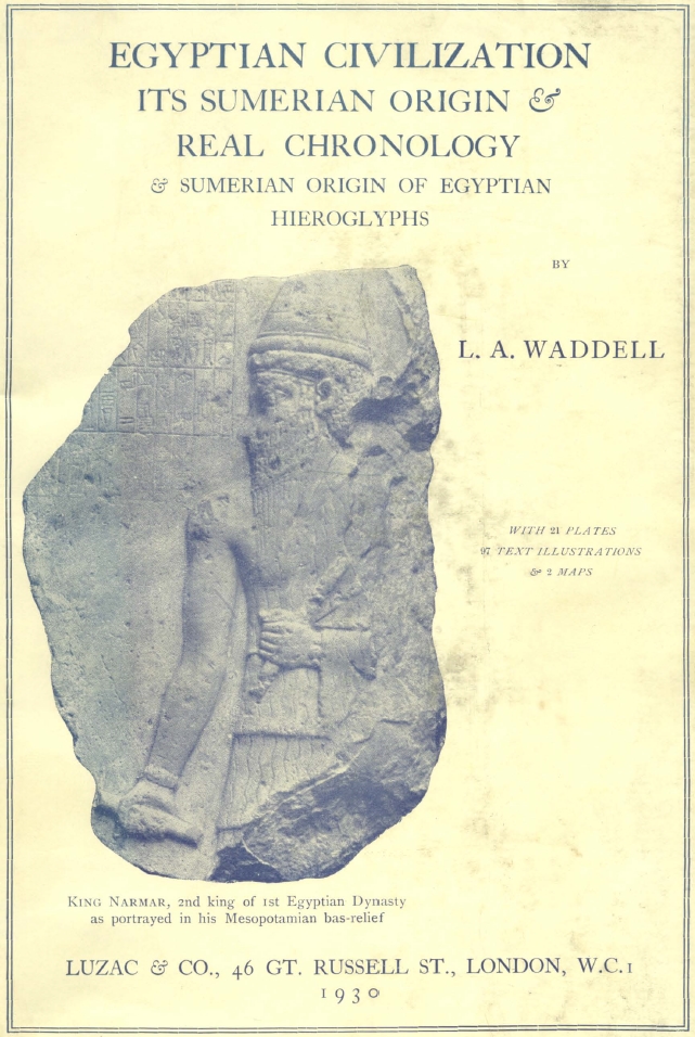 Book Cover of EGYPTIAN CIVILIZATION: ITS SUMERIAN ORIGIN AND REAL CHRONOLOGY