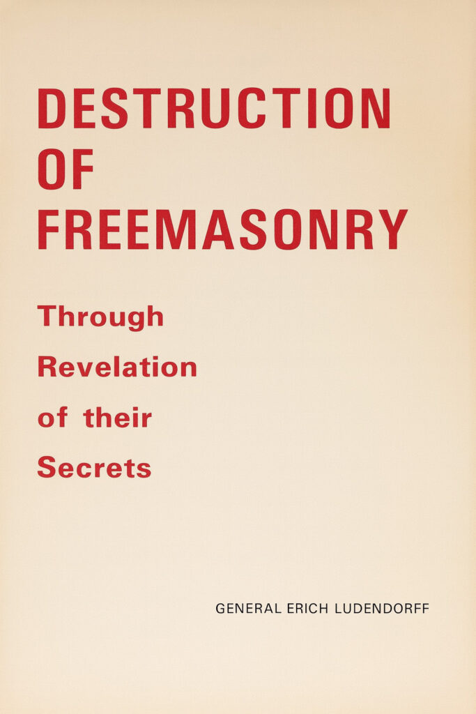 Book Cover of DESTRUCTION OF FREEMASONRY THROUGH REVELATION OF THEIR SECRETS