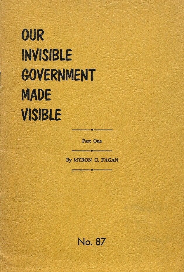 Book Cover of OUR INVISIBLE GOVERNMENT MADE VISIBLE