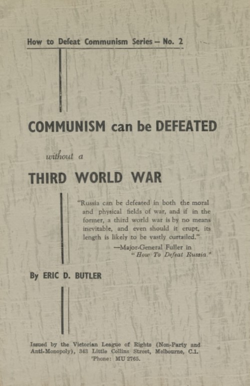 Book Cover of COMMUNISM CAN BE DEFEATED WITHOUT A THIRD WORLD WAR