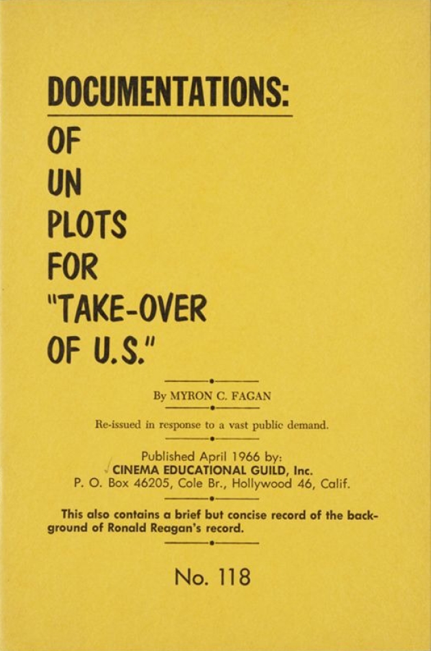 Book Cover of CONCLUSION OF DOCUMENTATIONS OF UN PLOTS FOR TAKE–OVER OF U.S