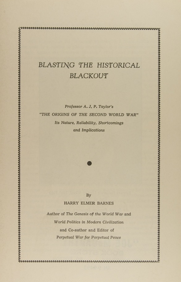 Book Cover of BLASTING THE HISTORICAL BLACKOUT