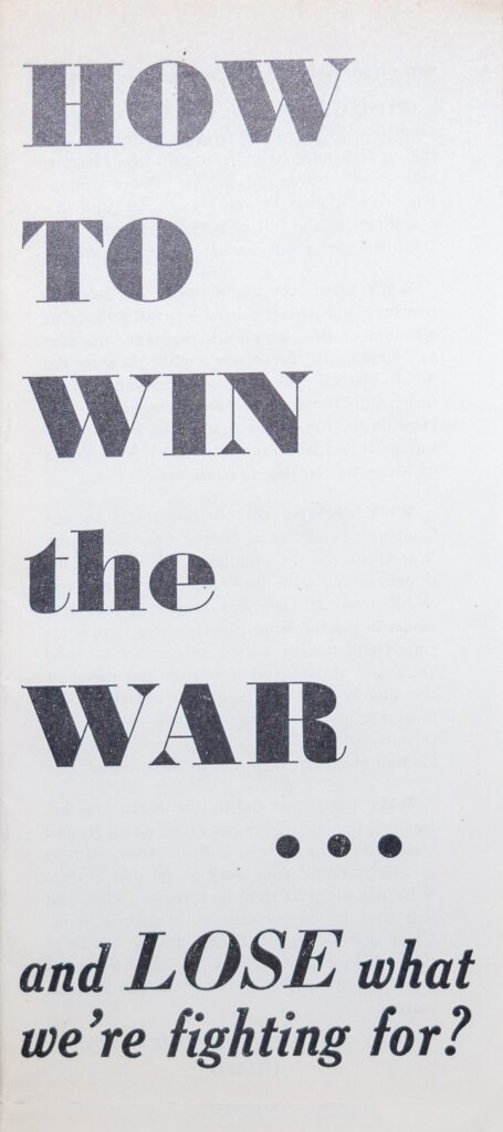 Book Cover of HOW TO WIN THE WAR... AND LOSE WHAT WE'RE FIGHTING FOR