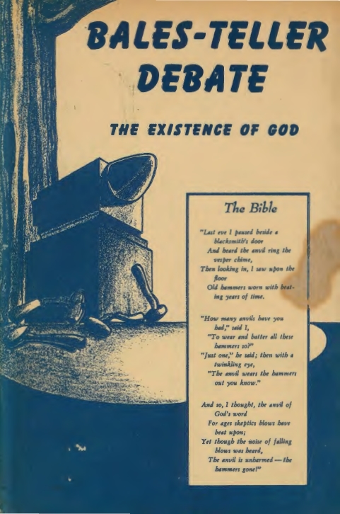 Book Cover of THE EXISTENCE OF GOD: A DEBATE