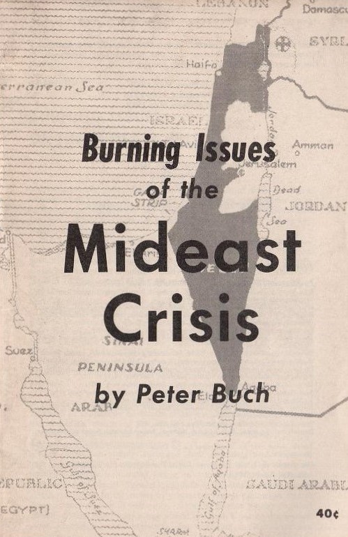 Book Cover of BURNING ISSUES OF THE MIDEAST CRISIS