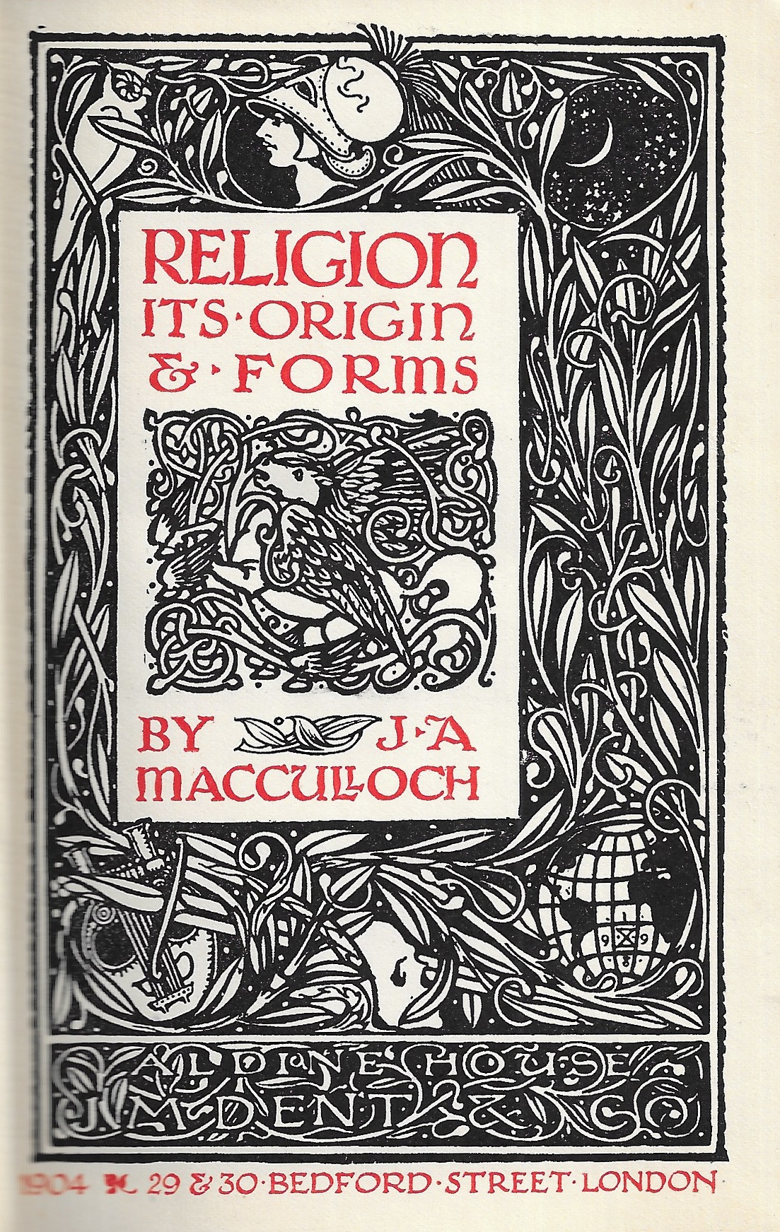 Book Cover of RELIGION, ITS ORIGIN AND FORMS