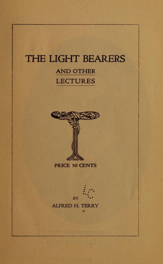 Book Cover of THE LIGHT BEARERS