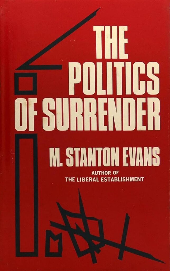 Book Cover of THE POLITICS OF SURRENDER