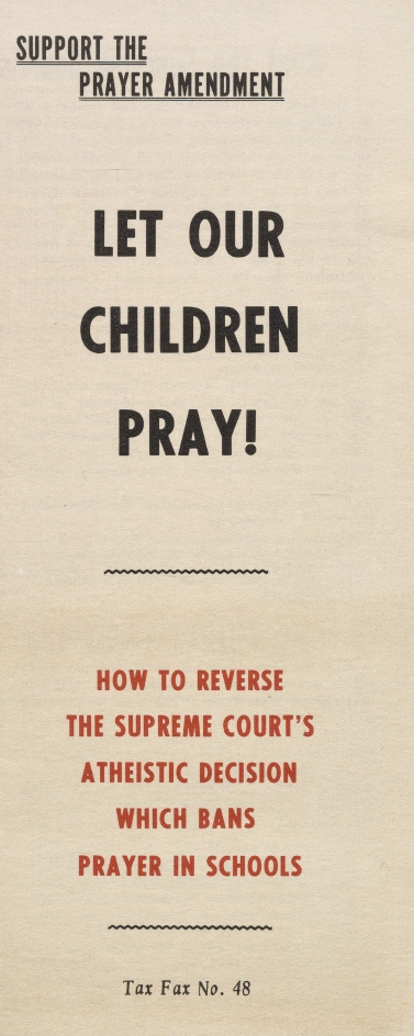 Book Cover of LET OUR CHILDREN PRAY!: HOW TO REVERSE THE SUPREME COURT’S ATHEISTIC DECISION WHICH BANS PRAYER IN SCHOOLS