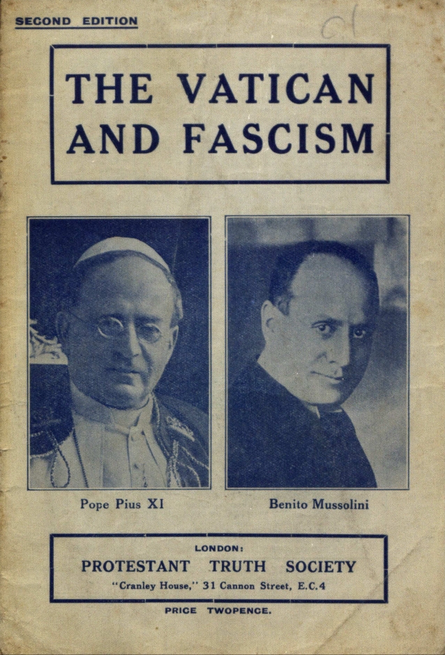 Book Cover of THE VATICAN AND FASCISM