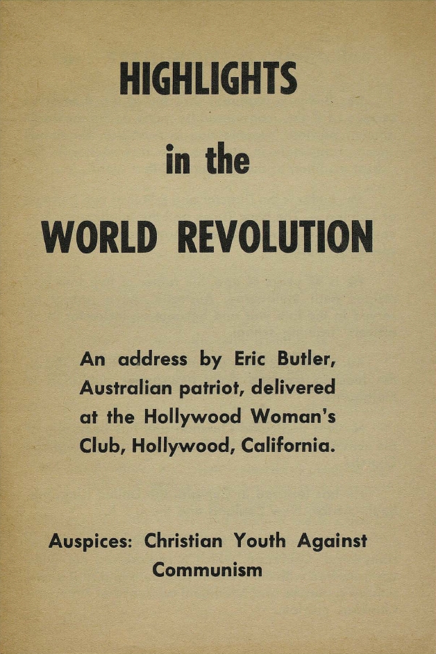 Book Cover of HIGHLIGHTS IN THE WORLD REVOLUTION