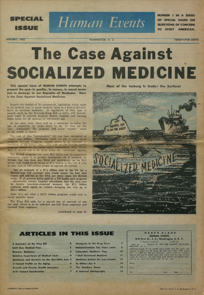 Book Cover of THE CASE AGAINST SOCIALIZED MEDICINE