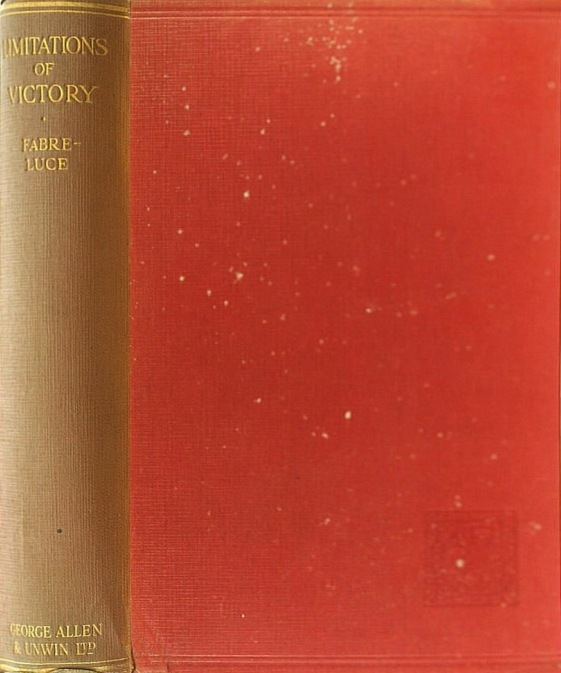 Book Cover of LIMITATIONS OF VICTORY