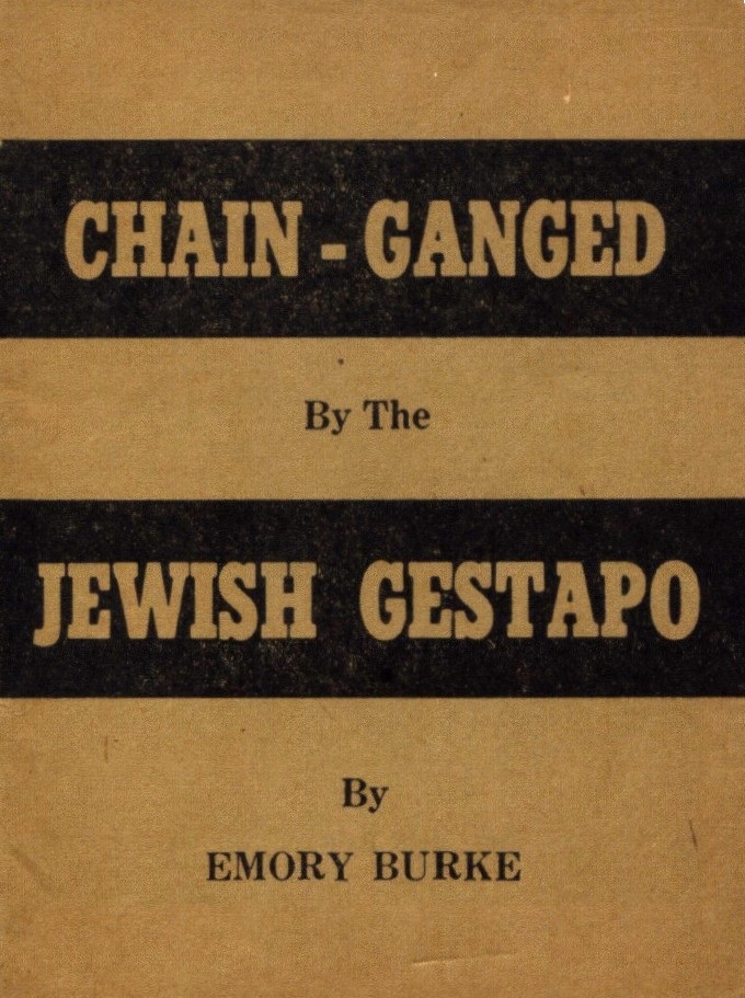 Book Cover of CHAIN-GANGED BY THE JEWISH GESTAPO