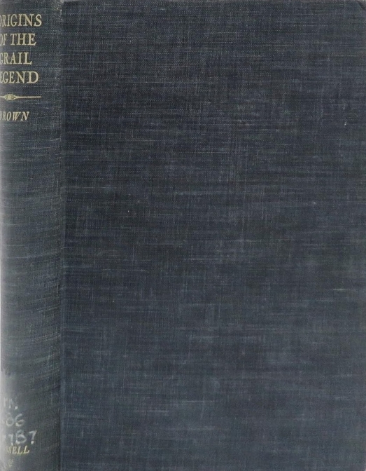 Book Cover of THE ORIGINS OF THE GRAIL LEGEND