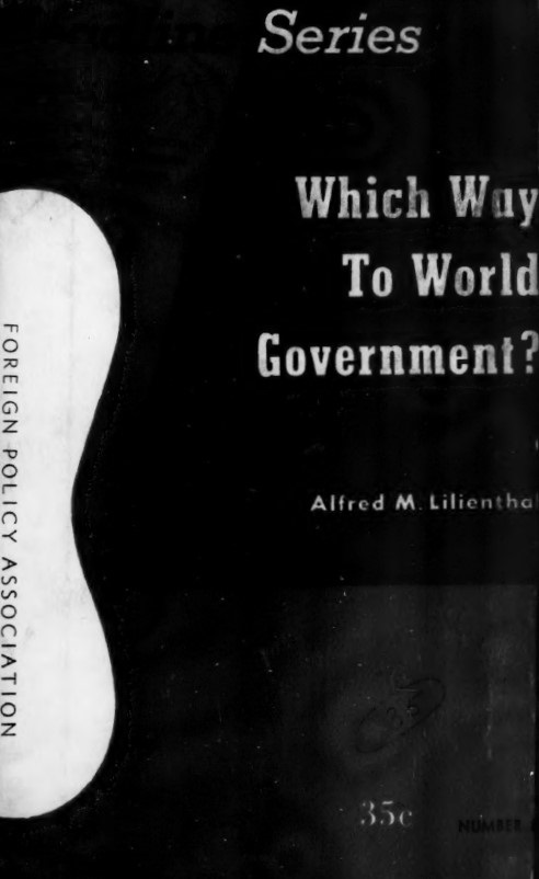 Book Cover of WHICH WAY TO WORLD GOVERNMENT?