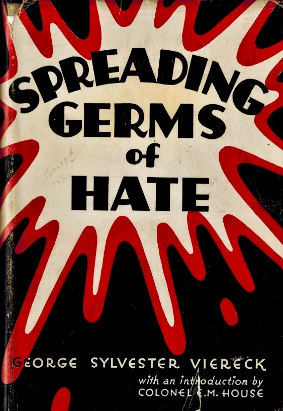 Book Cover of SPREADING GERMS OF HATE