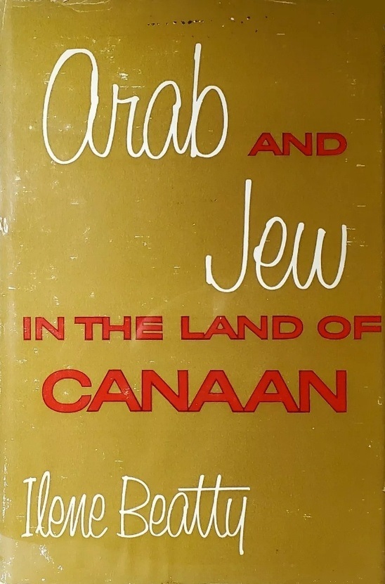 Book Cover of ARAB AND JEW IN THE LAND OF CANAAN