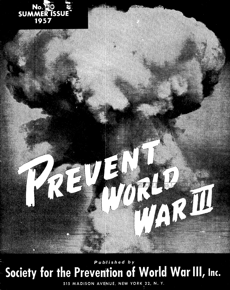 Book Cover of PREVENT WORLD WAR III—NO.50