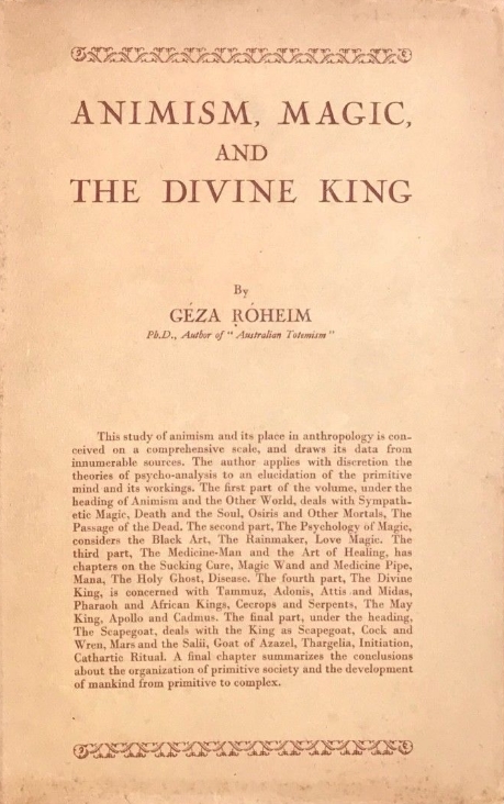 Book Cover of ANIMISM, MAGIC, AND THE DIVINE KING