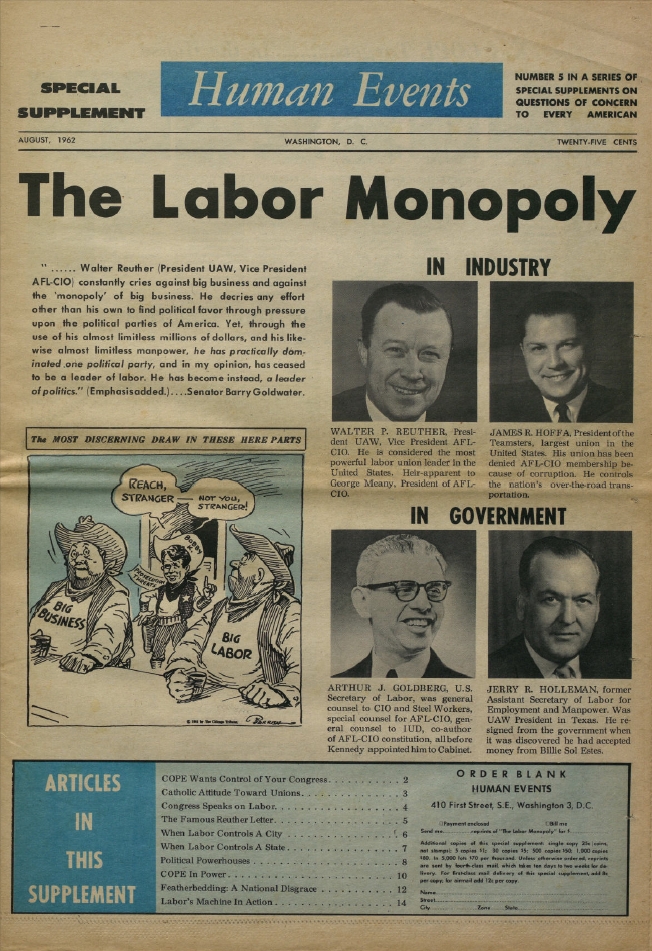 Book Cover of THE LABOR MONOPOLY