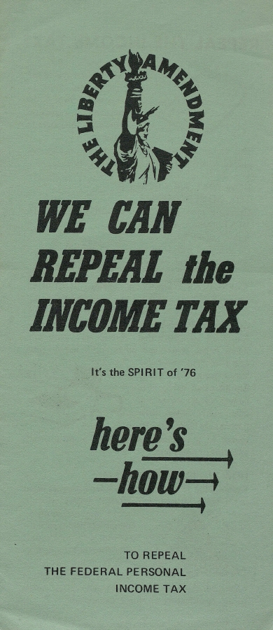 Book Cover of WE CAN REPEAL THE INCOME TAX: HERE'S HOW