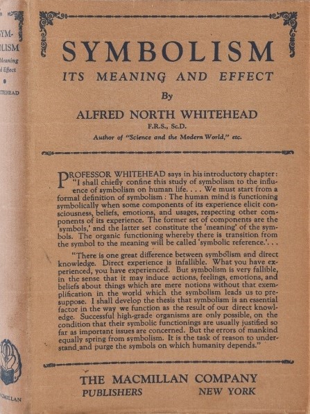 Book Cover of SYMBOLISM: ITS MEANING AND EFFECT