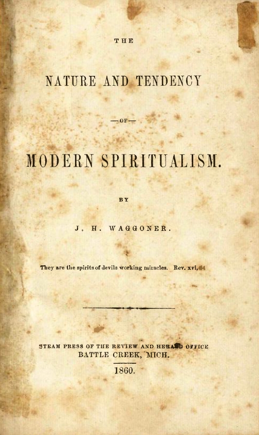 Book Cover of NATURE AND TENDENCY OF MODERN SPIRITUALISM