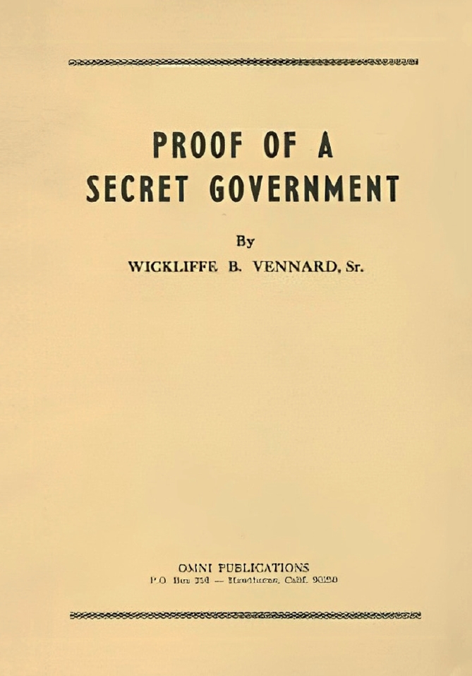 Book Cover of PROOF OF A SECRET GOVERNMENT