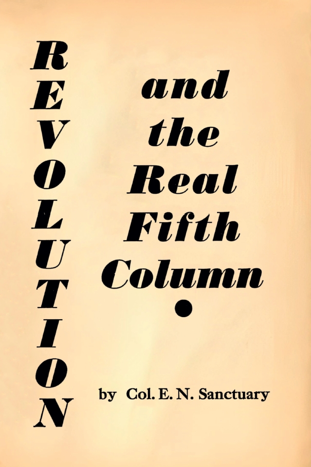 Book Cover of REVOLUTION AND THE REAL FIFTH COLUMN