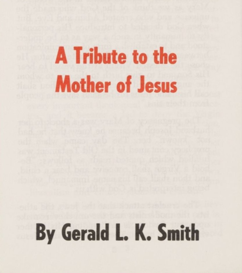 Book Cover of A TRIBUTE TO THE MOTHER OF JESUS