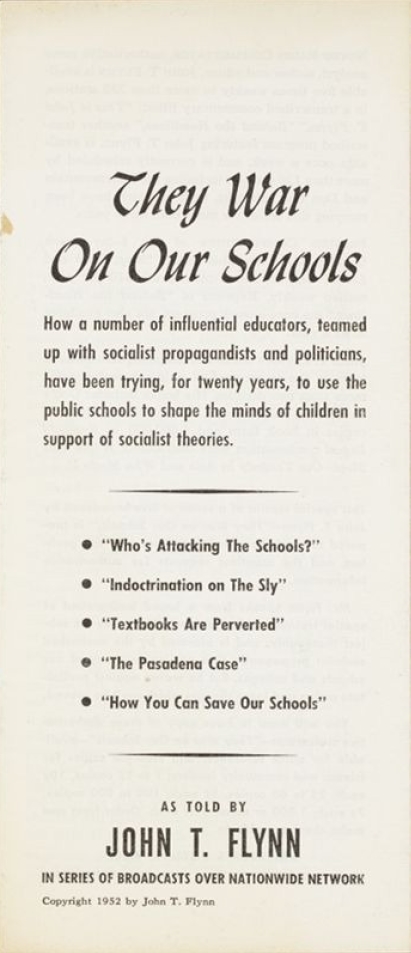 Book Cover of THEY WAR ON OUR SCHOOLS