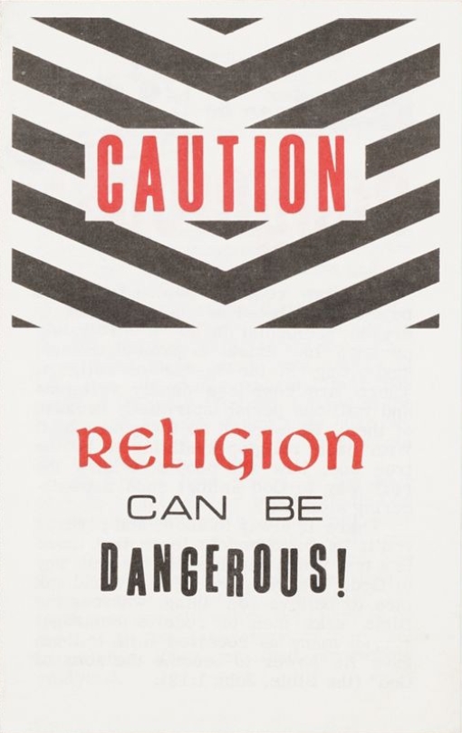 Book Cover of CAUTION, RELIGION CAN BE DANGEROUS!