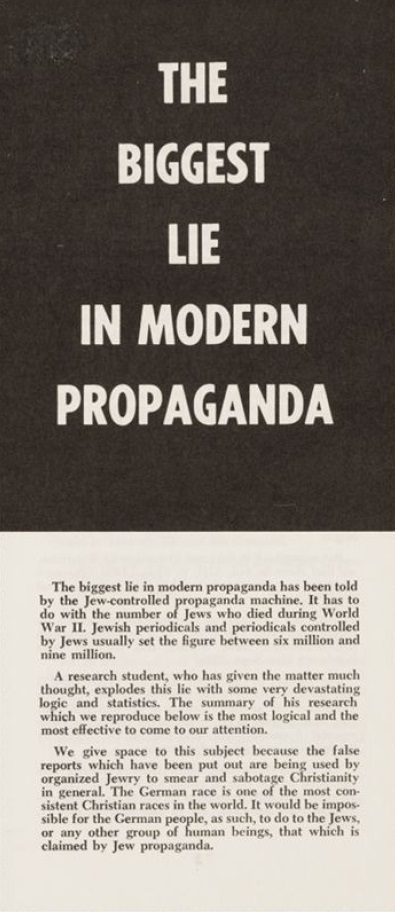 Book Cover of THE BIGGEST LIE IN MODERN PROPAGANDA