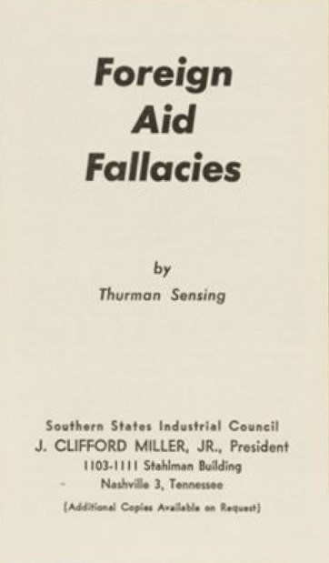 Book Cover of FOREIGN AID FALLACIES